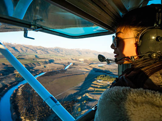 Lady in helicopter-14 images